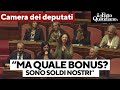 CRITICA LIMITED - "Cento euro agli italiani? Ma quale bonus, sono soldi nostri": il M5s critica la maggioranza in Aula