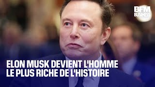 ELON AB [CBOE] Elon Musk devient l&#39;homme le plus riche de l&#39;histoire