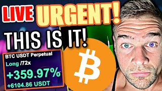 BITCOIN URGENT!!! Something **HUGE** is about to happen with *BITCOIN* (LIVE $200,000.00 Trading &amp; ANALYSIS)