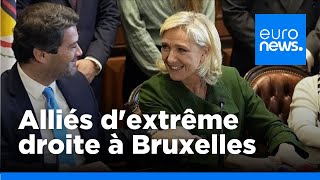 Marine Le Pen et ses alliés se réunissent à Bruxelles après les européennes