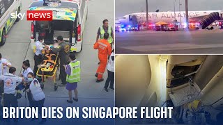 BREAKING: Severe turbulence leaves one dead &amp; multiple injured on London to Singapore flight