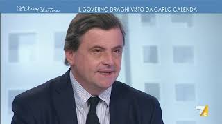 DREAM Myrta Merlino a Carlo Calenda: &quot;Deluso di non essere entrato nel dream team di Draghi?&quot;, &quot;Era ...