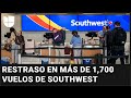 Caos en aeropuertos: cientos de vuelos de Southwest Airlines sufren retrasos por problemas técnicos
