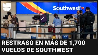 SOUTHWEST AIRLINES CO. Caos en aeropuertos: cientos de vuelos de Southwest Airlines sufren retrasos por problemas técnicos