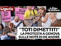 "Toti dimettiti", la protesta dei cittadini a Genova sulle note di De André