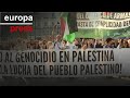 Manifestantes se concentran a favor de Palestina y piden romper relaciones con Israel