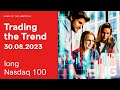 Trading the Trend: long Nasdaq 100