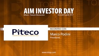 PITECO AIM INVESTOR DAY 2017: nel futuro di Piteco la crescita internazionale