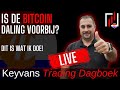 LIVE OPNAME: Is De Bitcoin Daling Voorbij? Dit Is Wat IK Doe! | Keyvans Trading Dagboek #39
