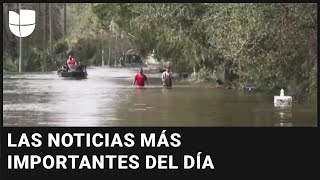 Río se desborda tras paso del huracán Milton en Tampa: las noticias más importantes en cinco minutos