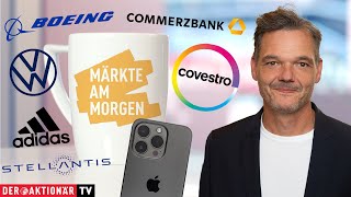 ADIDAS AG NA O.N. Märkte am Morgen: Apple, Boeing, Covestro, Volkswagen, Stellantis, Adidas, Commerzbank