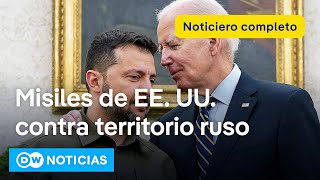 🔴 DW Noticias del 17 de noviembre: Biden autoriza a Ucrania el uso de ATACMS [Noticiero completo]