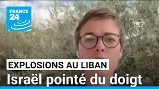 Explosions de bipeurs du Hezbollah au Liban : Israël pointé du doigt • FRANCE 24