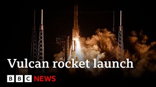 VULCAN MATERIALS CO. Vulcan rocket launches on Moon mission | BBC News
