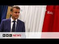 French President Emmanuel Macron calls snap parliament election | BBC News