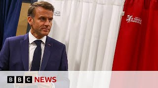 French President Emmanuel Macron calls snap parliament election | BBC News