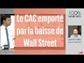 Le CAC emporté par la baisse de Wall Street - 100% Marchés matin - 21/01/2022