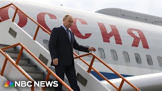 Russian President Putin travels to North Korea