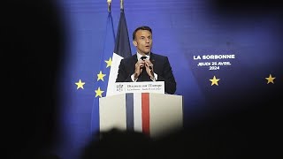 Macron alla Sorbona: &quot;L&#39;Europa può morire, dipende dalle scelte che faremo&quot;
