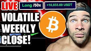 BITCOIN BITCOIN!! INSANE WEEKLY CLOSE!!! (This Week Will Change EVERYTHING!!!!)