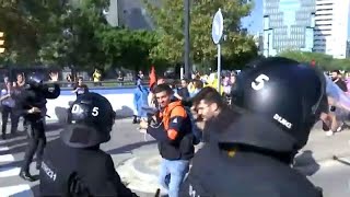 Proteste gegen Immobilienmesse in Barcelona