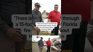 Florida fire chief warns about hurricane Milton dangers ￼