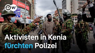 Entführungen und Morde: Aktivisten in Kenia fürchten Polizei | DW Nachrichten