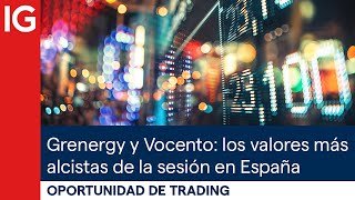 VOCENTO Grenergy y Vocento son los valores más alcistas de la sesión en España | Oportunidad de trading