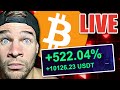🔴 LIVE Bitcoin THIS IS THE MOVE!!!! (600,000.00 LONG TRADE 45k PROFITS!))