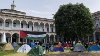 Pro-Palestinian protests continue in Belgium and the Netherlands