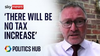Shadow environment secretary Steve Reed reiterates Labour&#39;s tax plan