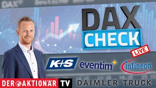 SIEMENS ENERGY AG NA O.N. DAX-Check LIVE: CTS Eventim, Daimler Truck, Infineon, K+S, Siemens Energy im Fokus