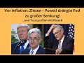 Vor Inflation: Zinsen - Powell drängte Fed zu großer Senkung! Videoausblick