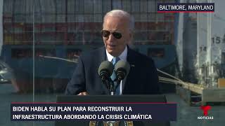 S&U PLC [CBOE] Biden habla su plan para reconstruir la infraestructura abordando la crisis climática