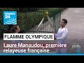 La nageuse Laure Manaudou, première relayeuse française de la flamme olympique • FRANCE 24