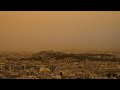 ORANGE - Athen auf dem Mars? Sahara-Staub färbt Himmel orange