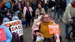 Personas con capacidades diferentes reclaman sus derechos en Portugal