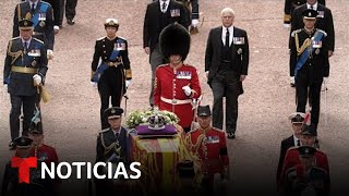 CUSTODIAN PROPERTY INCOME REIT ORD 1P EN VIVO: El rey Carlos III y sus hermanos custodian el féretro de su madre la reina Isabel II