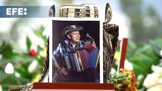 Con música, familiares y amigos despiden al acordeonista Egidio Cuadrado al norte de Bogotá