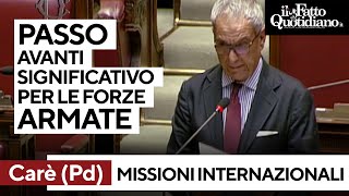 Missioni internazionali, l&#39;intervento morbido del Pd: &quot;Passo avanti per le nostre forze armate&quot;