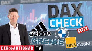 PVA TEPLA AG O.N. DAX-Check LIVE: Adidas, Aixtron, BMW, Grenke, Hannover Rück, Kion, PVA TePla, SÜSS Microtec im Fokus