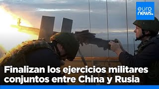 Finalizan en el mar del Japón seis días de ejercicios militares conjuntos entre China y Rusia