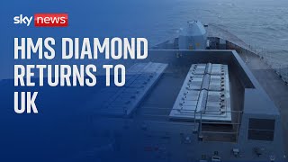 HMS HOLDINGS CORP HMS Diamond returns to UK following defence mission in Red Sea against Houthi attacks