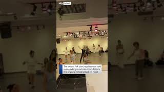 Israeli dance class continues in Tel Aviv through Iran&#39;s missile strikes