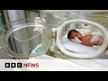 Baby saved from dead mother's womb in Gaza dies | BBC News