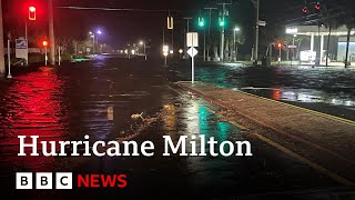 Hurricane Milton makes landfall in Florida, US | BBC News