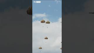Parachutists recreate D-Day invasion
