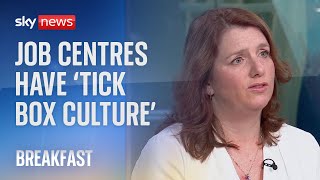 Labour criticises job centre &#39;tick box culture&#39;