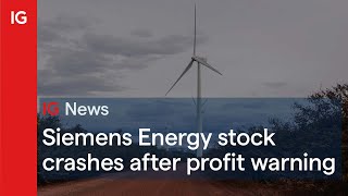 SIEMENS ENERGY AG NA O.N. Siemens Energy stock crashes after 2023 profit warning...