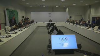 IOC HOLDING IOC to review overturned ban on Russian athletes